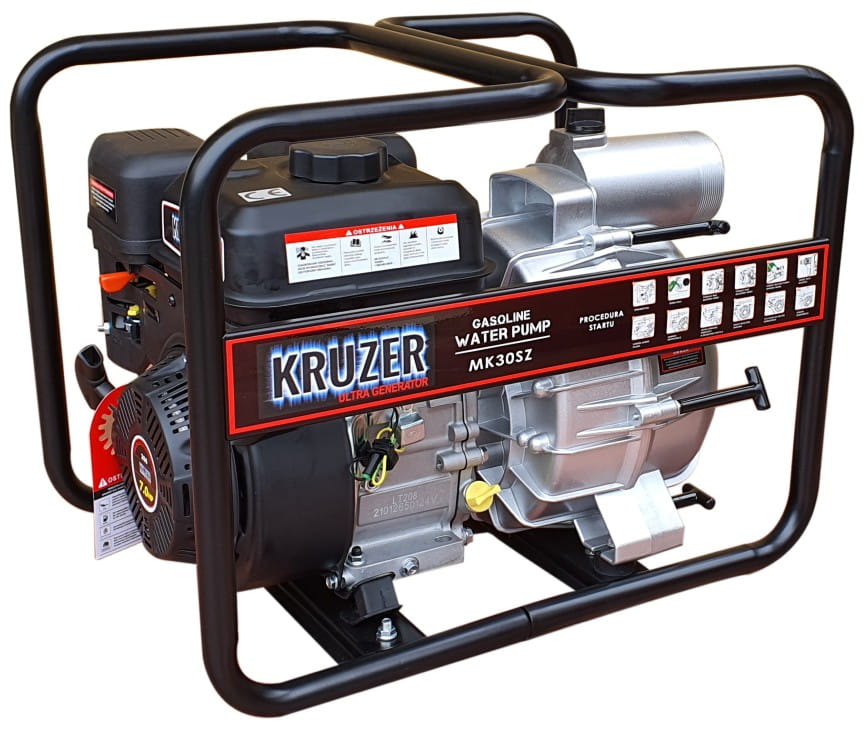 Motopompa szlamowa spalinowa KRUZER MK 30SZ 72m3/h (1200 l/min)