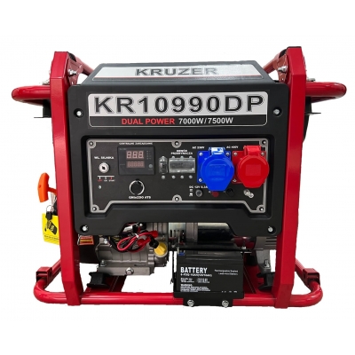 Agregat prądotwórczy dual power KRUZER KR 10990DP 7.0kW