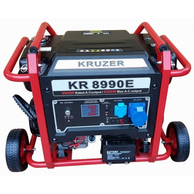 Agregat prądotwórczy jednofazowy KRUZER KR 8990E 6.0kW